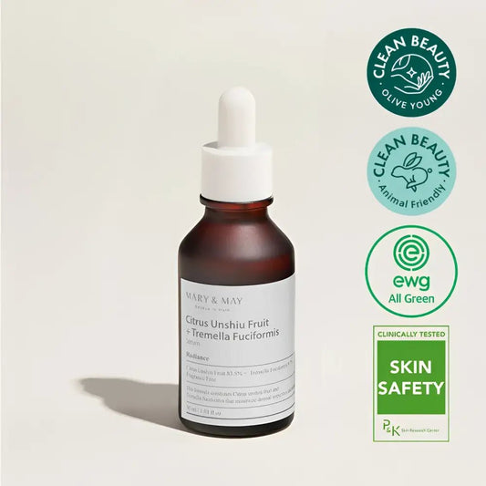 Mary&May Citrus Unshiu Tremella Fuciformis Serum 30ml Glow for Radiant Skin - 30ml