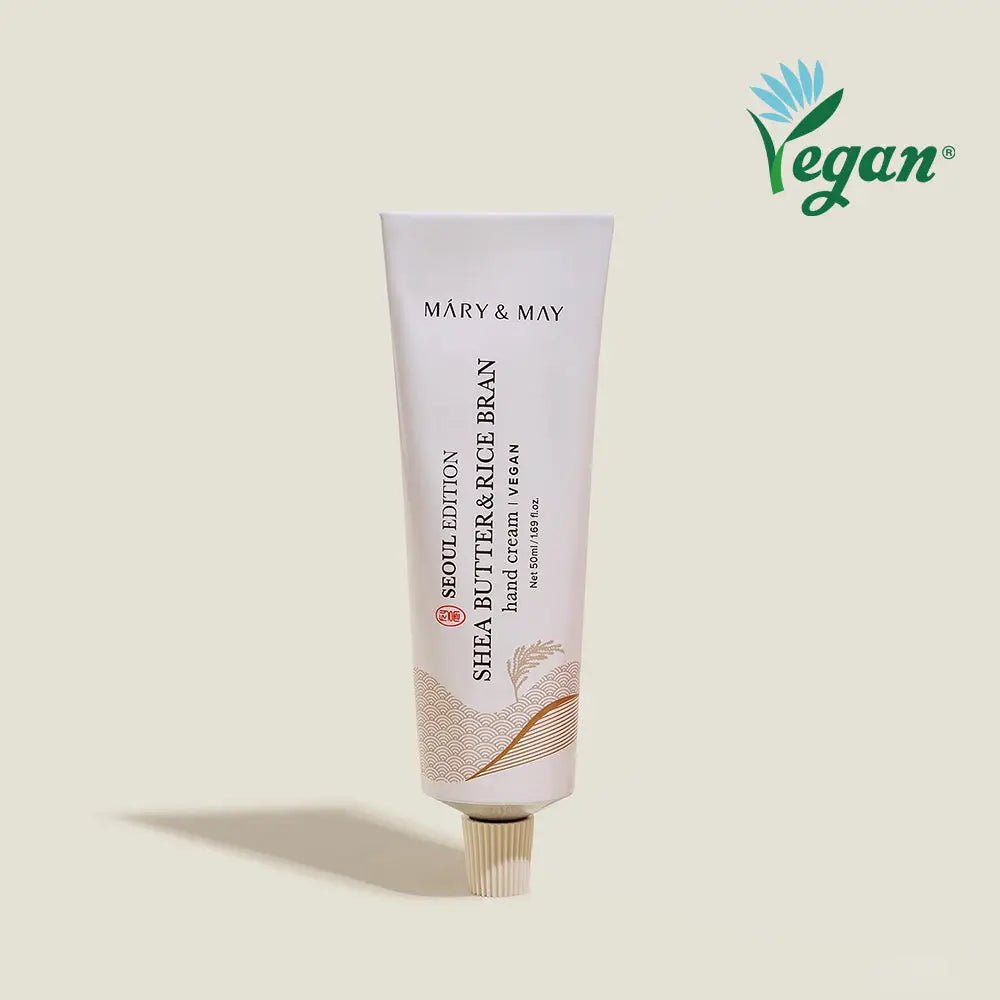 Mary&May Seoul Edition Shea Butter Rice Bran Hand Cream 50ml for Deep Hydration and Care - 50ml